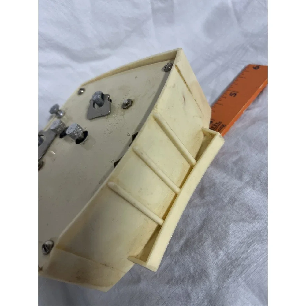 Apollo Mark II Alarm Clock Wind Up Robertshaw Lux Time Cream MCM
